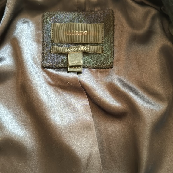 J.crew schoolboy blazer fab plaid in blues and greens - Picture 6 of 9